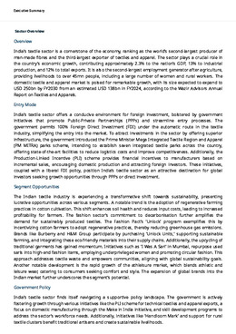 India Textiles Sector Report 2025-2026 - Page 1